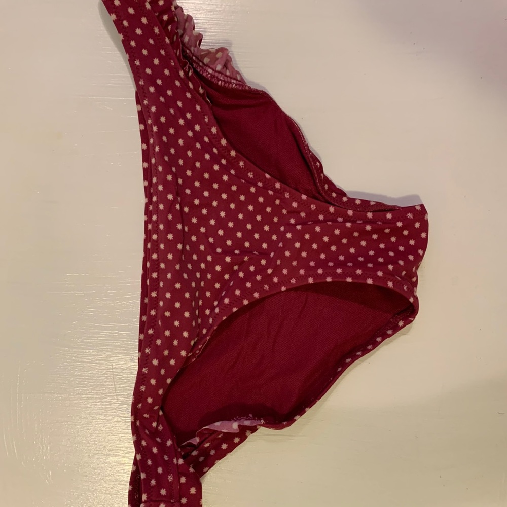 American Eagle Maroon Swim Bottoms